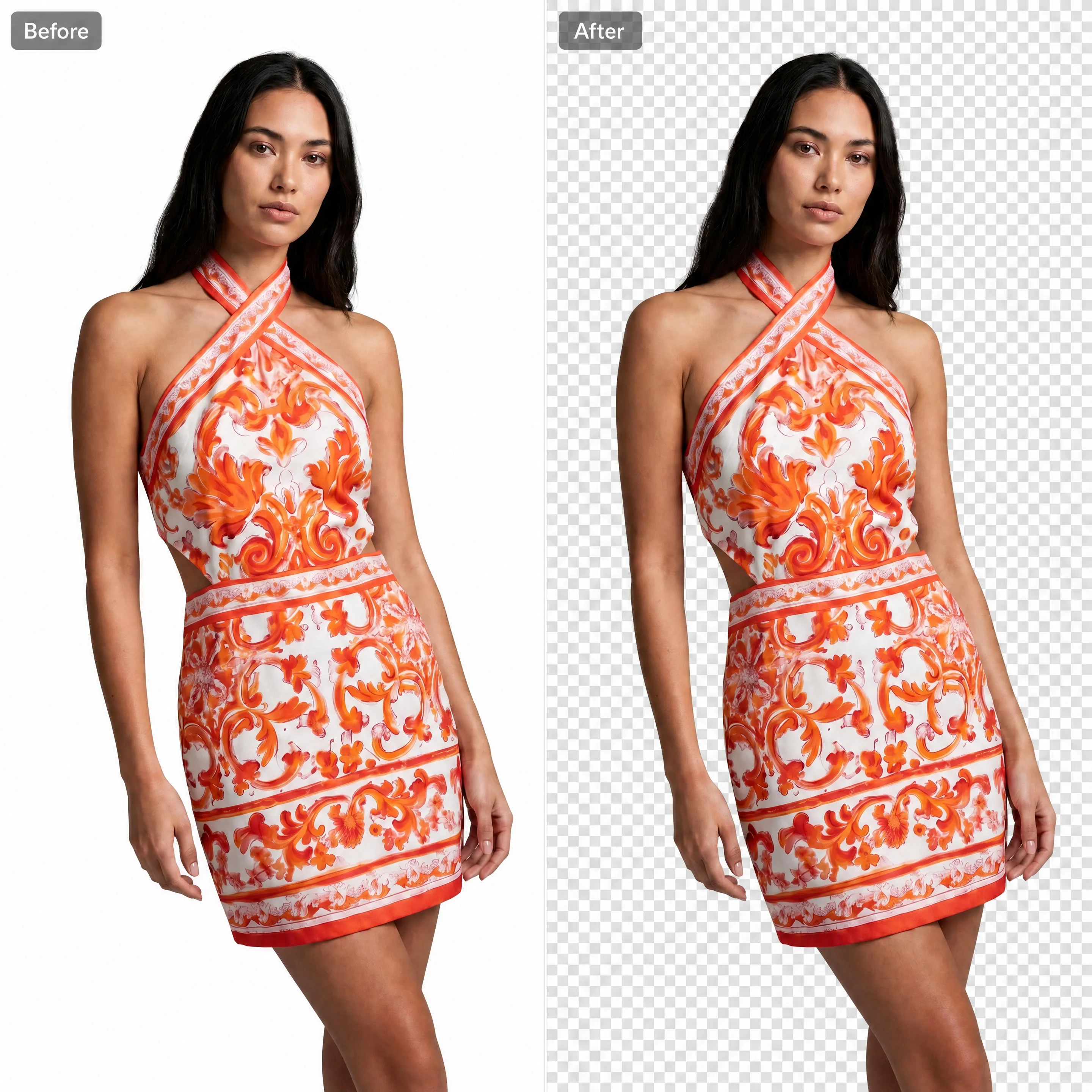 Background removal composite